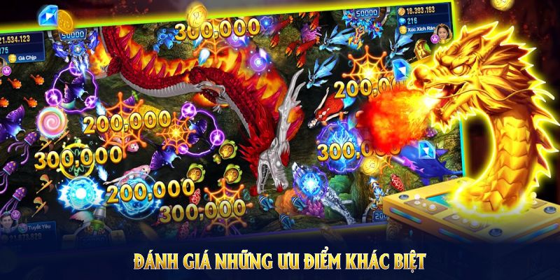 Đánh giá những ưu điểm khác biệt trong game bắn cá Thần Rồng